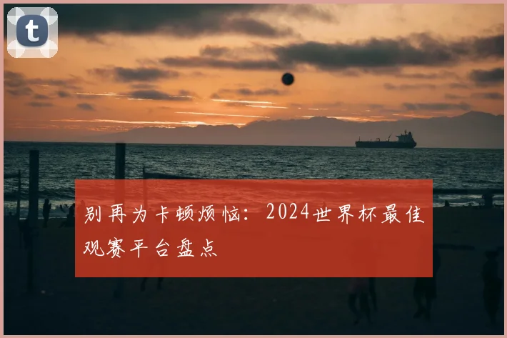 别再为卡顿烦恼：2024世界杯最佳观赛平台盘点